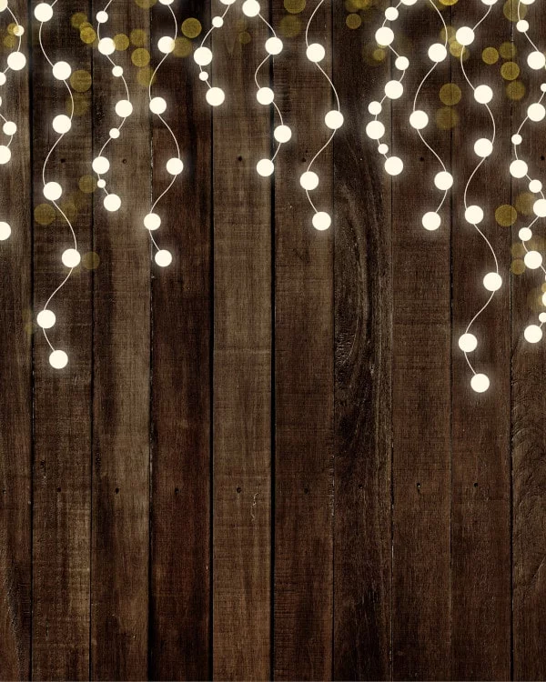 Wood and lights